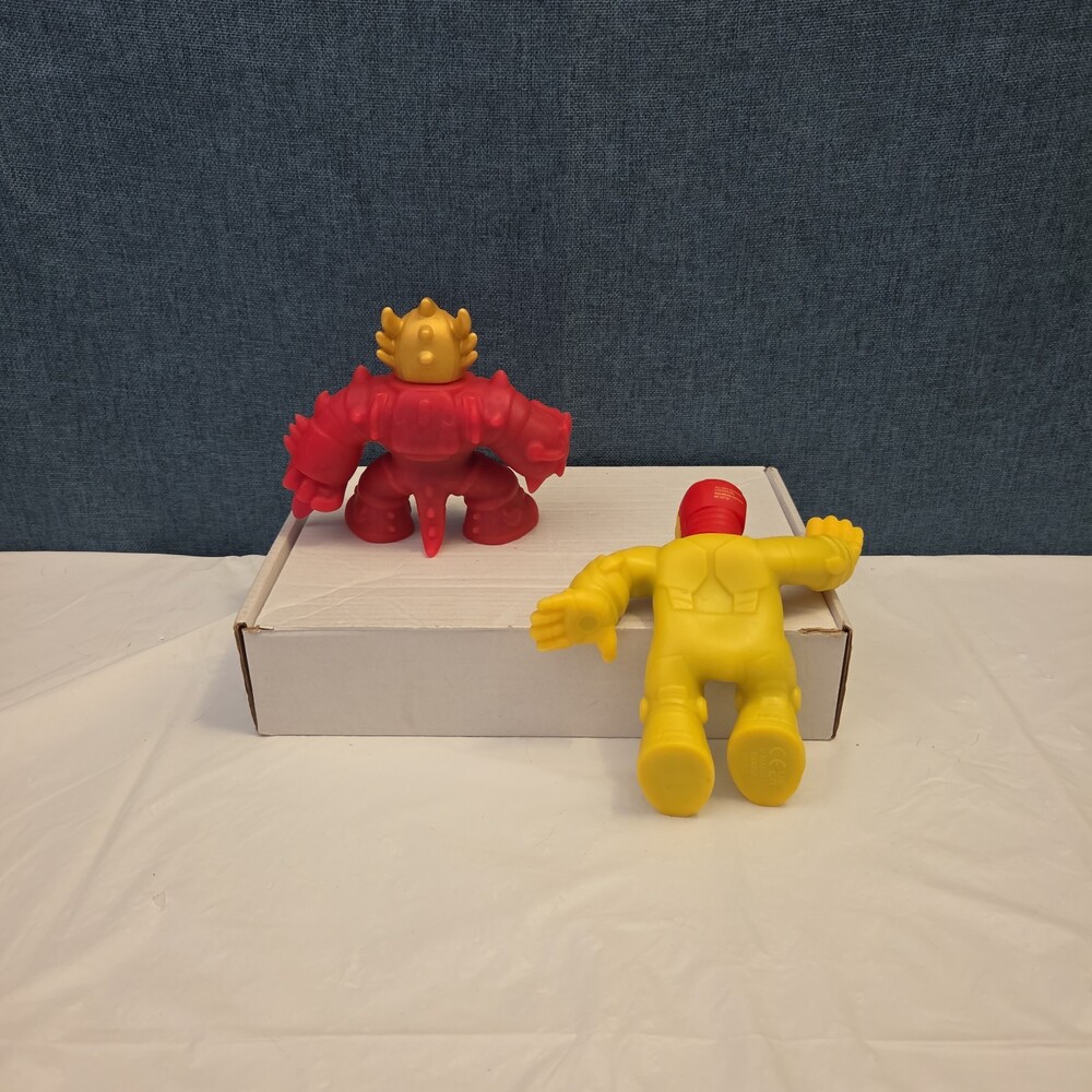 Goo Jit Zu Heroes Marvel Set of 4 Hulk Iron Man Pantaro Blazagon Squishy Toy - Picture 14 of 16